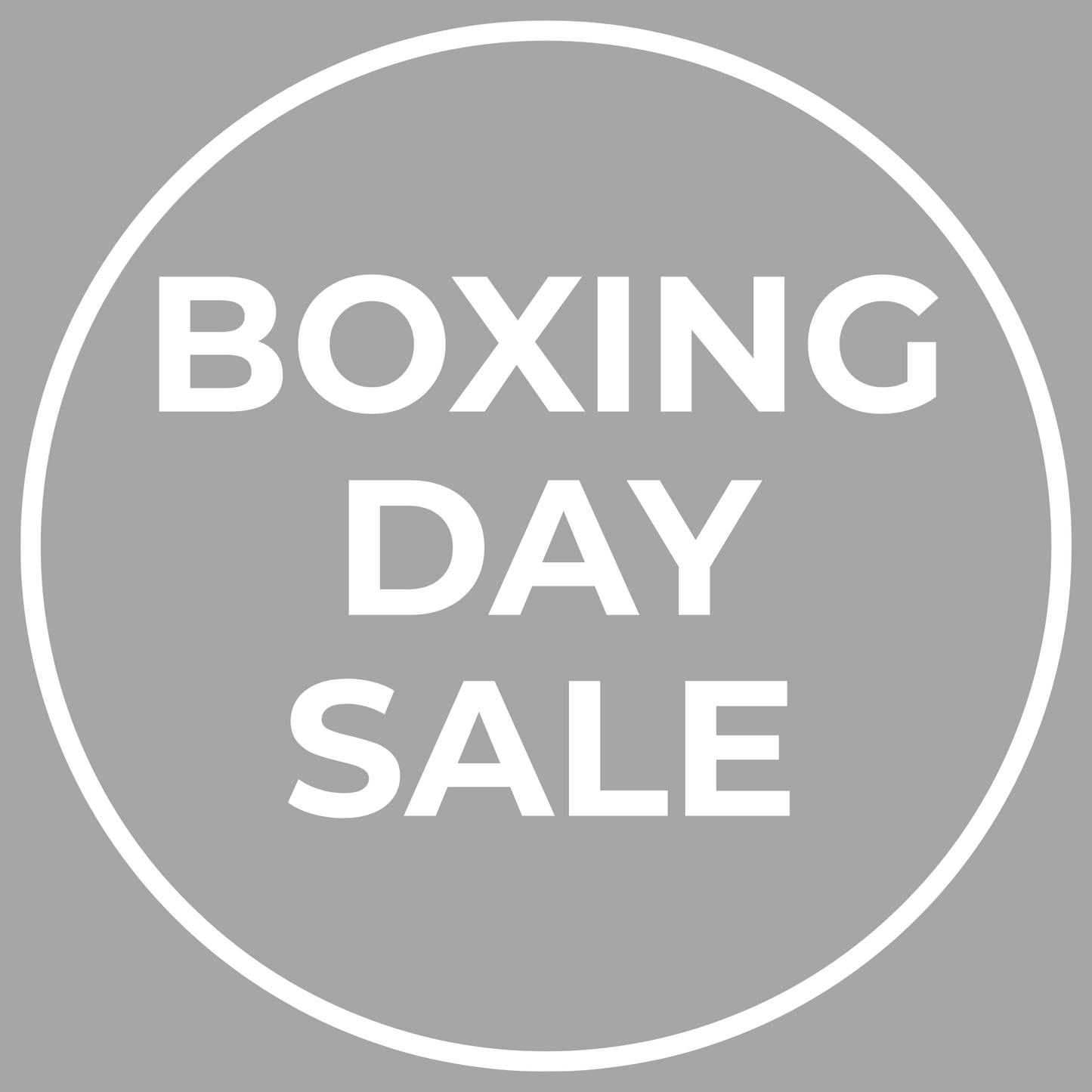 🔥 Boxing Day Sale