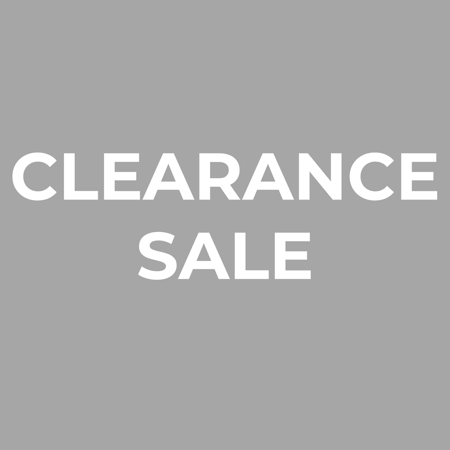 🔥 Clearance Sale